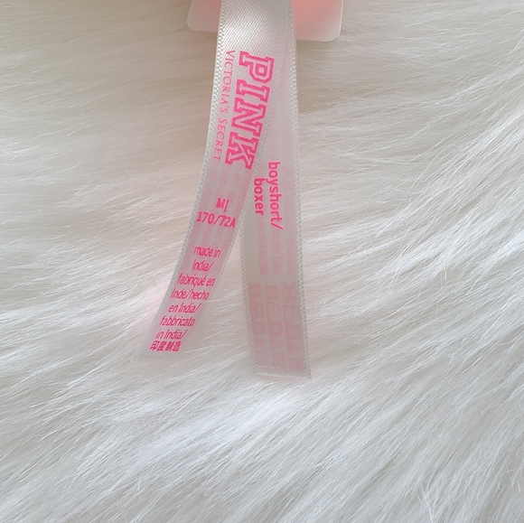 PINK VICTORIA'S SECRET LOGO BOYSHORT SIZE M - Picture 3 of 4